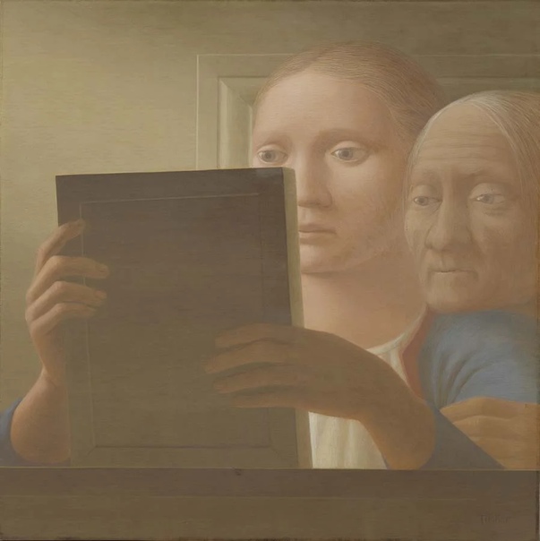 Художник Джордж Клер Тукер-младший (George Tooer, 1920-2011). Свою карьеру Джордж начинал в годы, когда магический реализм уже успел объединить вокруг себя небольшую «армию» творцов. А вот