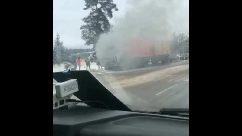 Пожар в Орше, возле электросетей